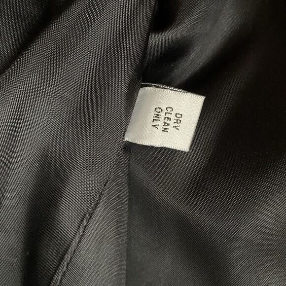 Vintage Velvet Open Front Jacket Duster Women’s L Black Fairy Boho Artsy Glam - Picture 11 of 11